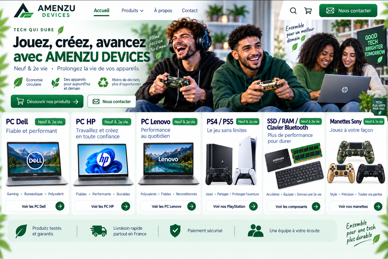 Univers Amenzu Devices : informatique et jeux vidéo